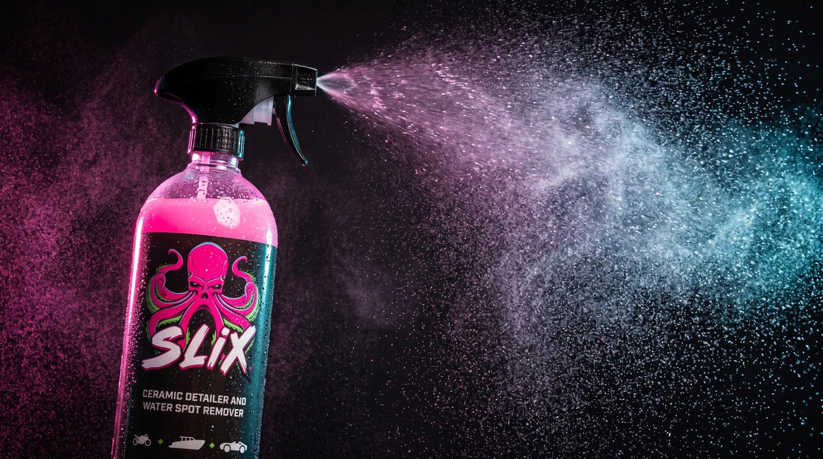 SLIX Ceramic Detailer spraying a fine mist