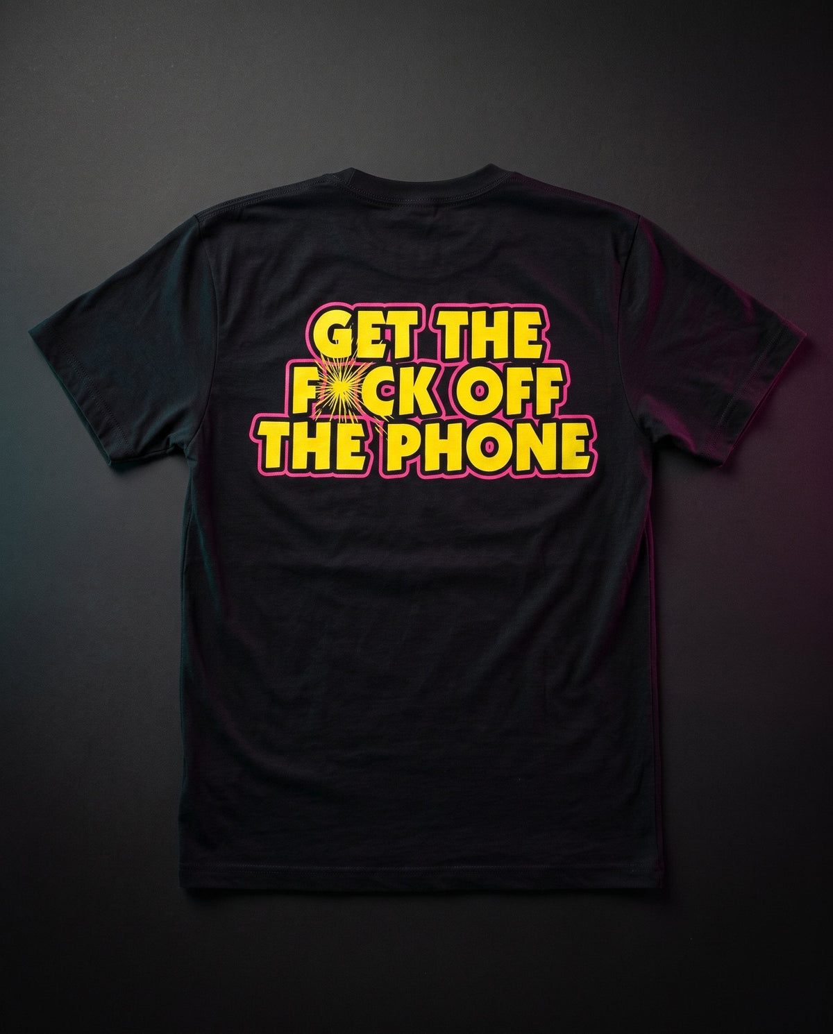 SLIX GTFO The Phone Shirt back print